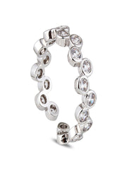 Eternal Halo Adjustable Ring – Silver