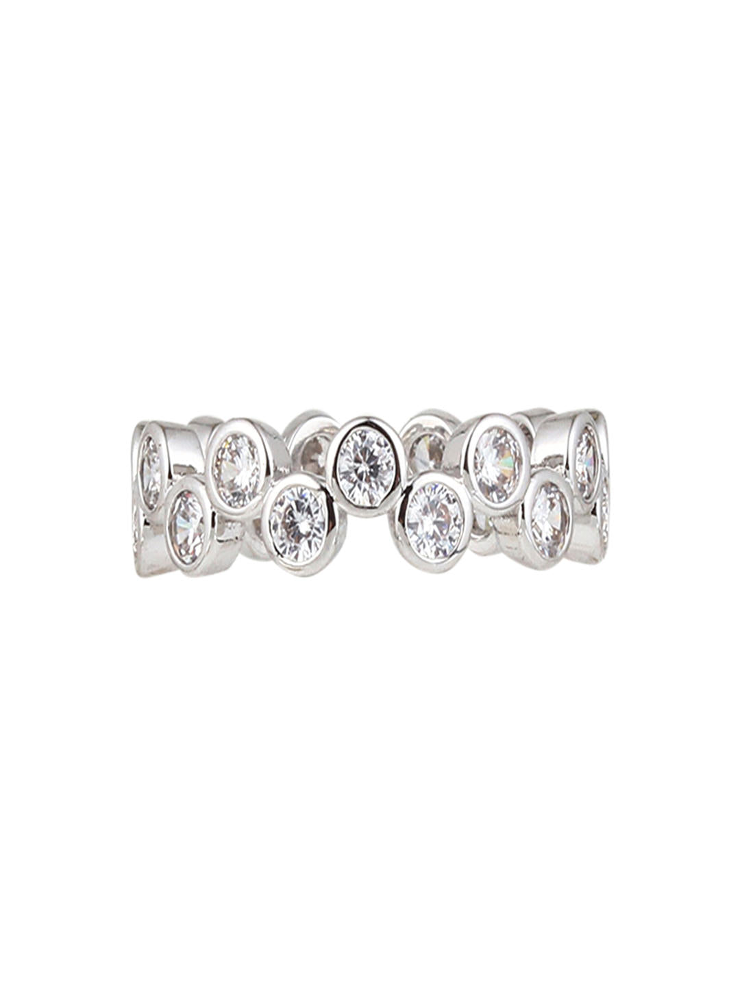Eternal Halo Adjustable Ring – Silver
