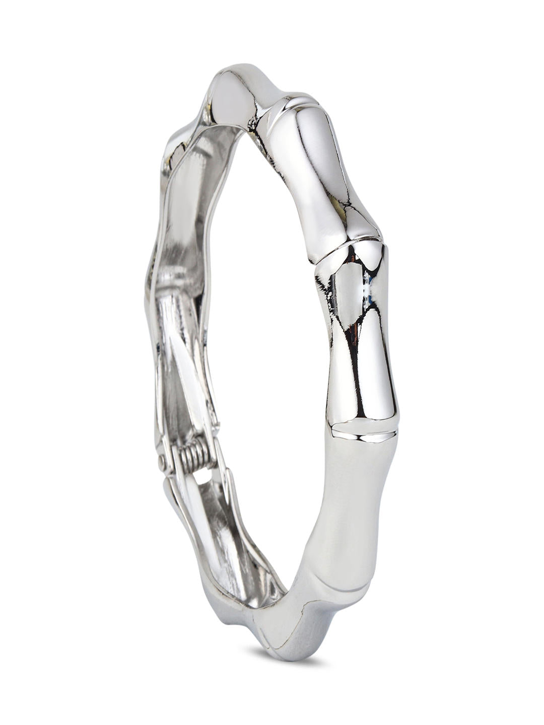 Sculpt Curve Open Bangle – Silver