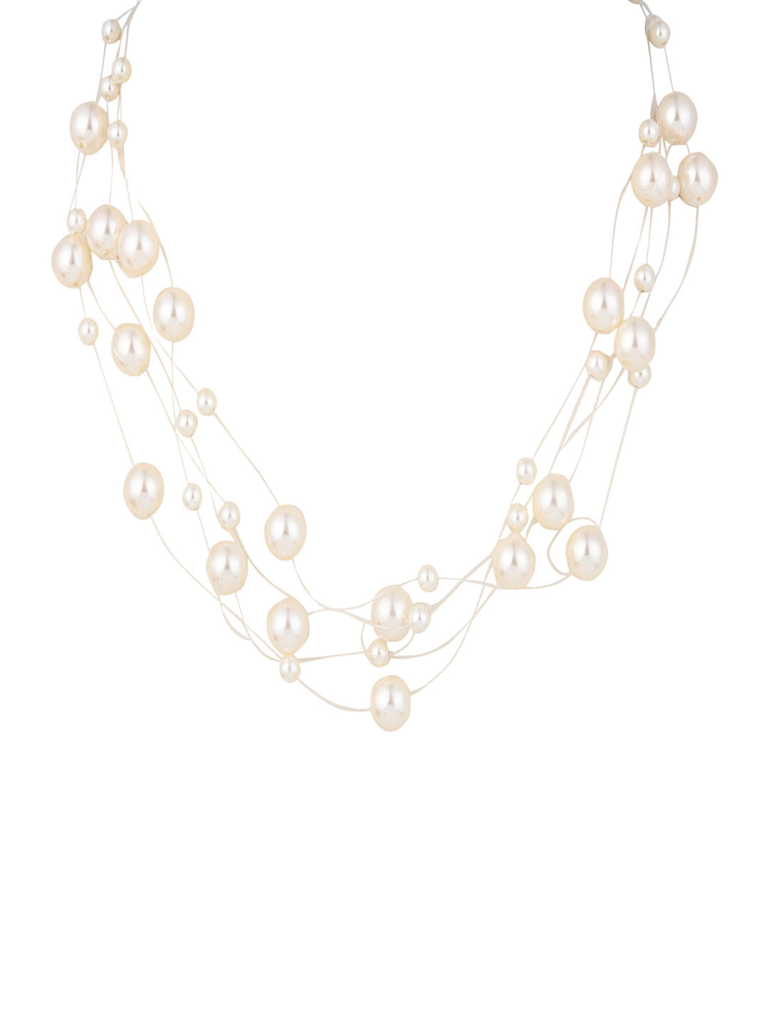 Stellar Pearl Drift Necklace