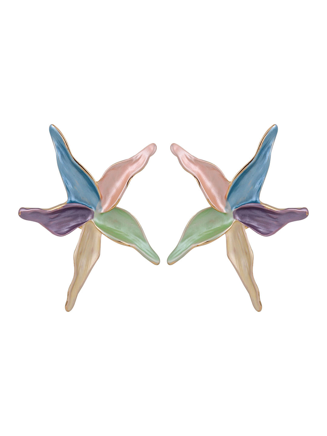 Pastel Petal Bloom Necklace Set
