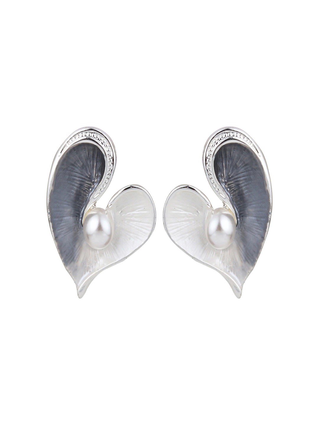 Silver Mist Heart Necklace Set