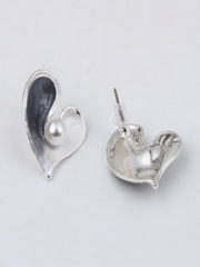 Silver Mist Heart Necklace Set