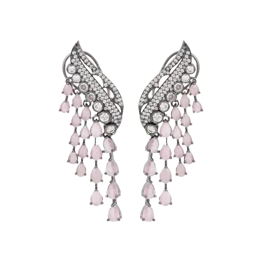 PINK DANGLER EARRING