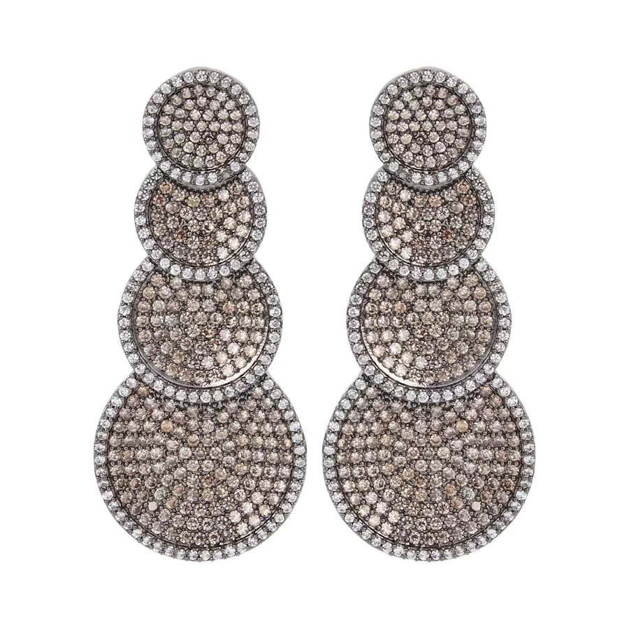 Infinity Orbit Drop Earrings