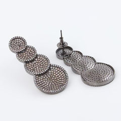 Infinity Orbit Drop Earrings