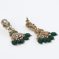 Gulizaar Emerald Polki Earring