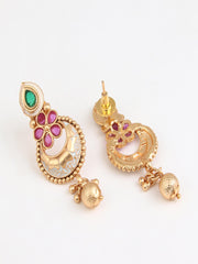 Antique Gold Plated Necklace Set