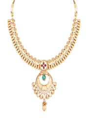 Antique Gold Plated Necklace Set