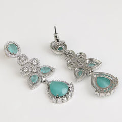 Serene Mint Elegance Necklace Set