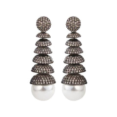 Champagne Pearl Drop Earring