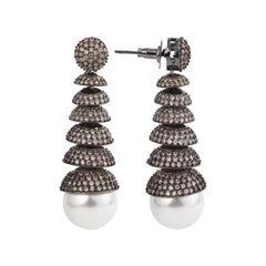 Champagne Pearl Drop Earring