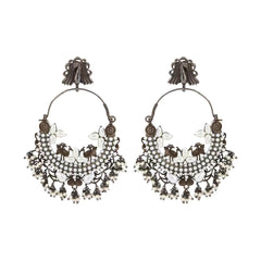 Pearl Majesty Chandbali Earring