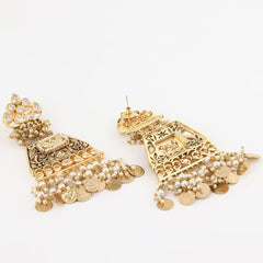 Gold Toned Drop Earrings