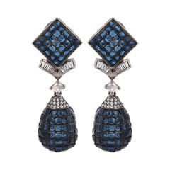 Azure Radiance Drop Earring