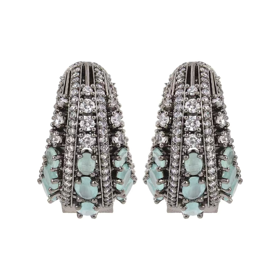 Sage Spark Hoop Earring