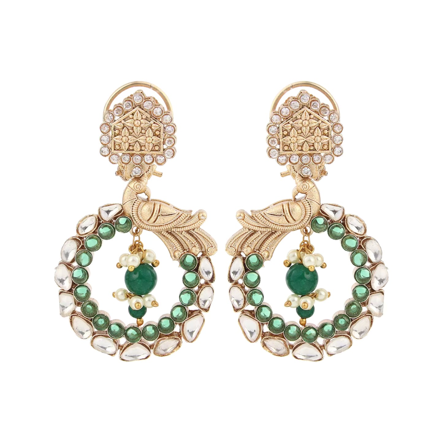 Kundan Drop Earring