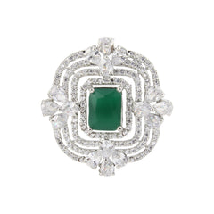 Victorian Emerald green Ring