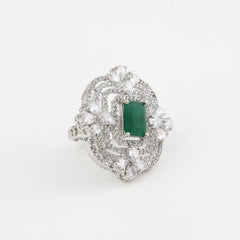 Victorian Emerald green Ring