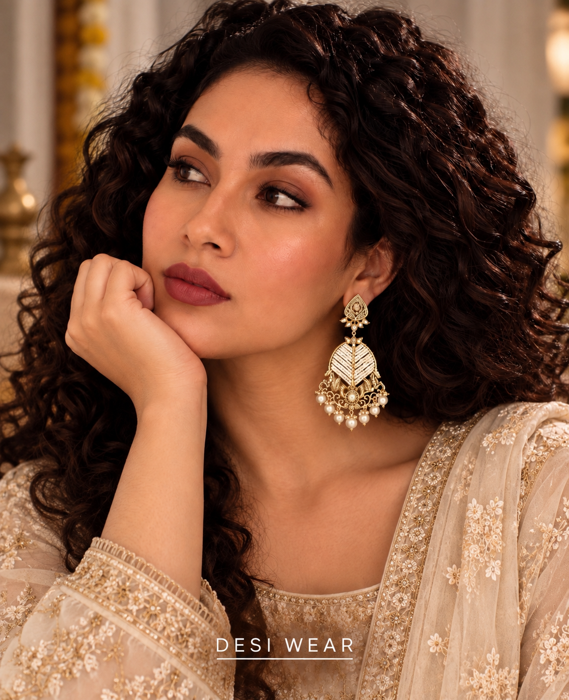 Ethnic Drop Earrings